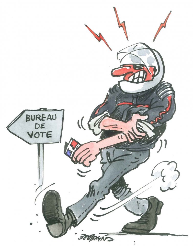 1 motard = 1 vote
